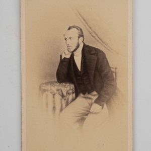 photo Albumine France portait CDV 1870 portrait d'homme notable