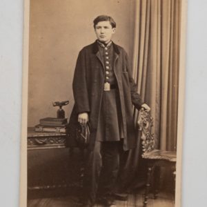 photo Albumine France portait CDV 1870 militaire infanterie militaria