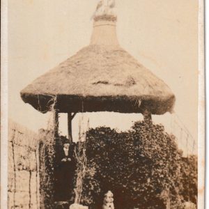 CDV circa 1880 France, HOMME DANS SON JARDIN