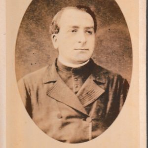 CDV circa 1880 France, Ecclésiaste ? dédicace au dos