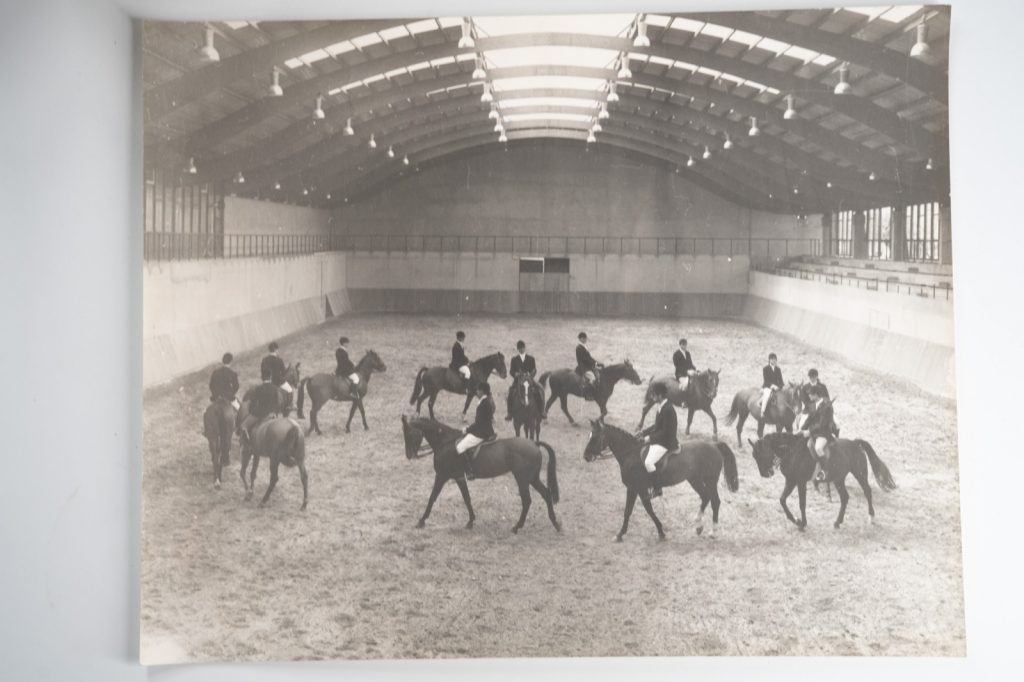 PHOTO Argentique France Equitation cheval ENTRAINEMENT 24x30cm 1970