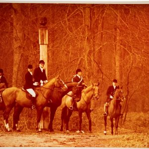 PHOTO Argentique, RC	France	chasse à courre vénerie cheval	24X30cm	1970
