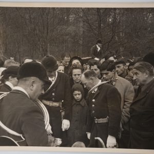 PHOTO Argentique chasse à courre vénerie cheval 18X24cm 1970