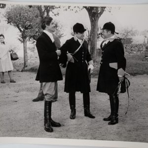PHOTO Argentique chasse à courre vénerie cheval 18X24cm 1970