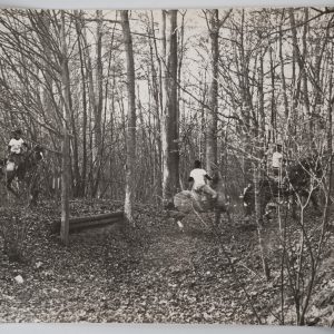 PHOTO Argentique	France	Equitation cheval saut d'obstacles	18X24cm	1970