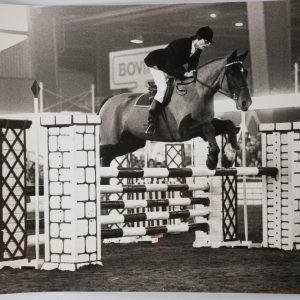 PHOTO Argentique	France	Equitation cheval saut d'obstacles	18X24cm	1970