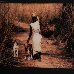 TIRAGE PHOTO Argentique, RC	enfant Afrique	de l'ouest  femme 20X25cm	1980