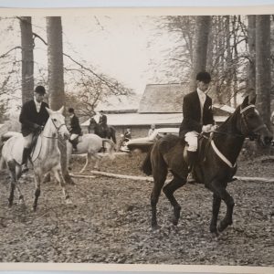 PHOTO Argentique	France	Equitation cheval saut d'obstacles	18X24cm	1970