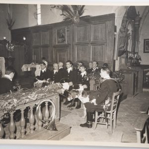 PHOTO Argentique	France	chasse à courre vénerie cheval	18X24cm	1960