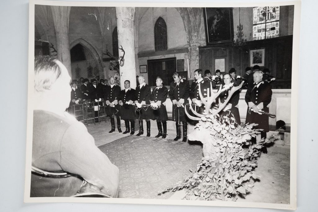 PHOTO Argentique France chasse à courre vénerie cheval 18X24cm 1960