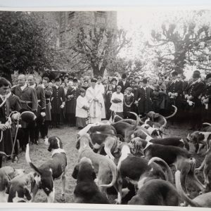 PHOTO Argentique	France	chasse à courre vénerie cheval	18X24cm	1960