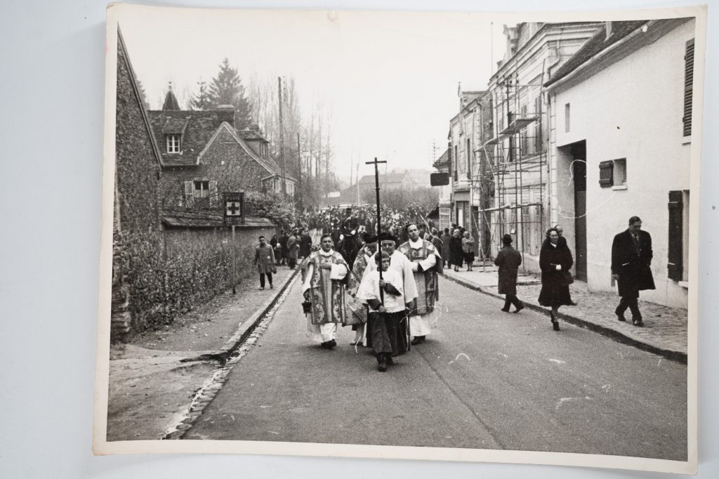 PHOTO Argentique France chasse à courre vénerie cheval 18X24cm 1960
