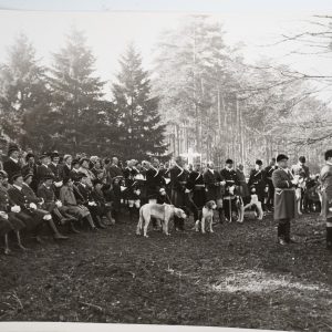 PHOTO Argentique	France	chasse à courre vénerie cheval	18X24cm	1960