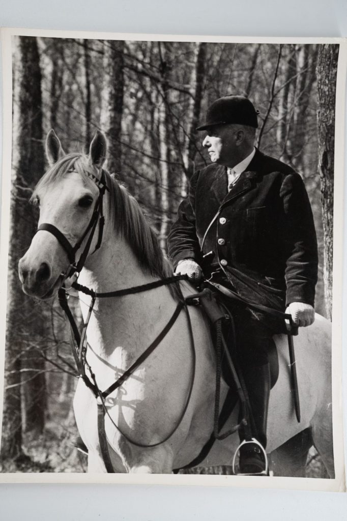 PHOTO Argentique France chasse à courre vénerie cheval 18X24cm 1960