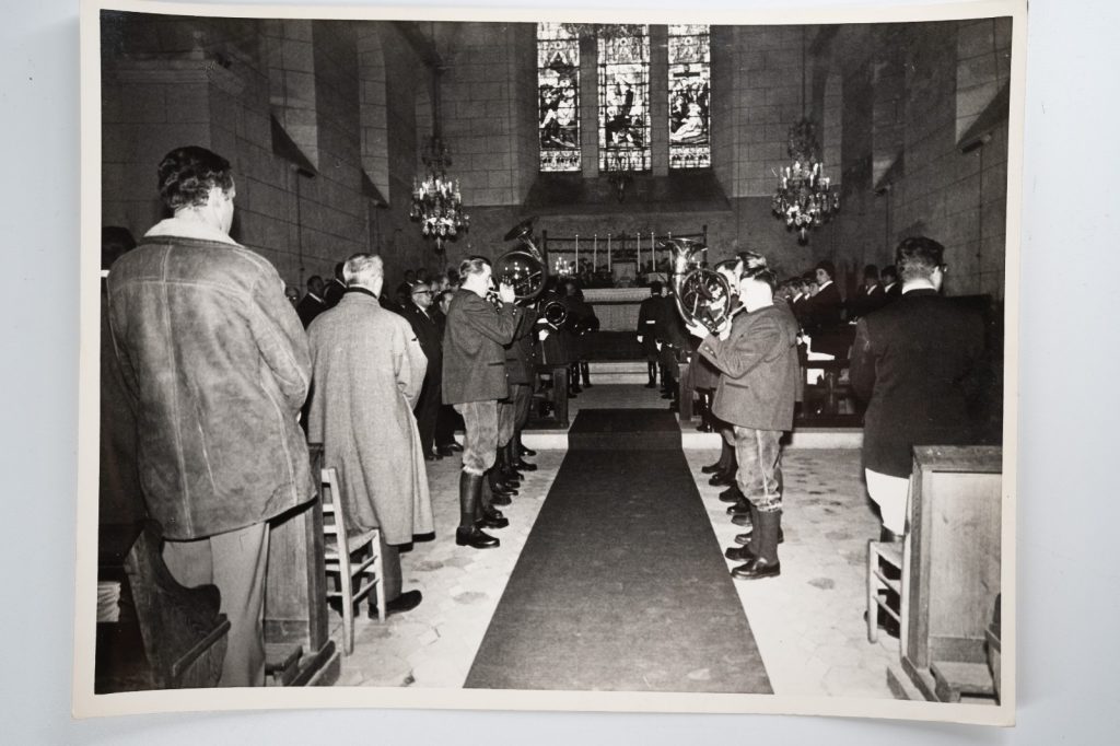 PHOTO Argentique France chasse à courre vénerie cheval 18X24cm 1960