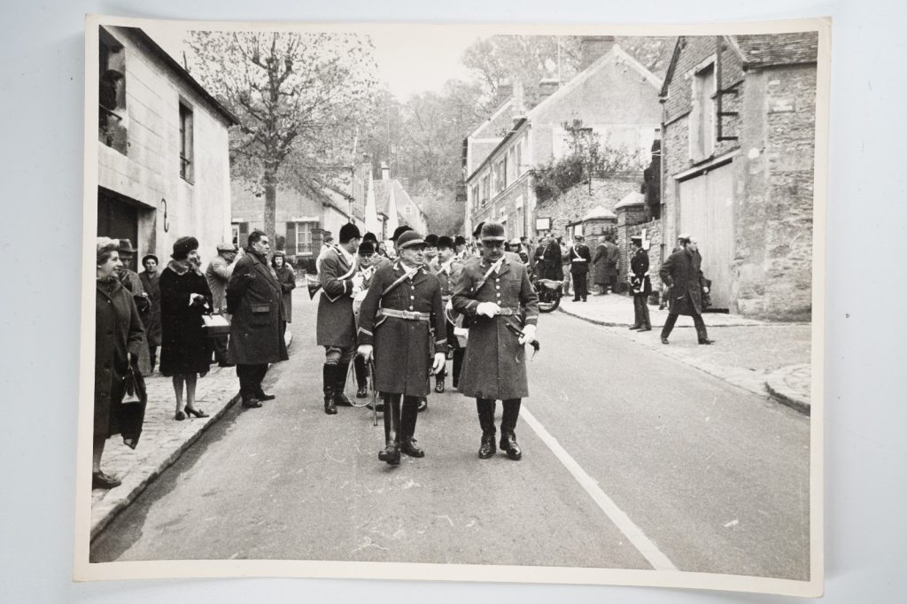 PHOTO Argentique France chasse à courre vénerie cheval 18X24cm 1960