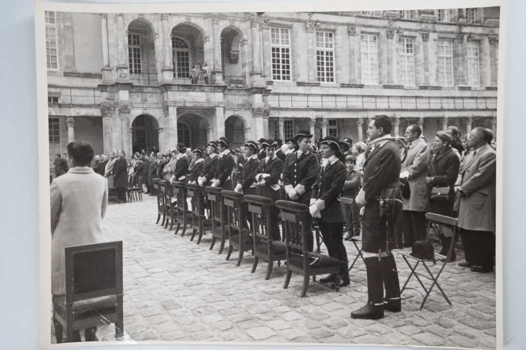 PHOTO Argentique France chasse à courre vénerie cheval 18X24cm 1960