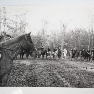 PHOTO Argentique	France	chasse à courre vénerie cheval	18X24cm	1960