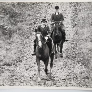 PHOTO Argentique	France	chasse à courre vénerie cheval	18X24cm	1960