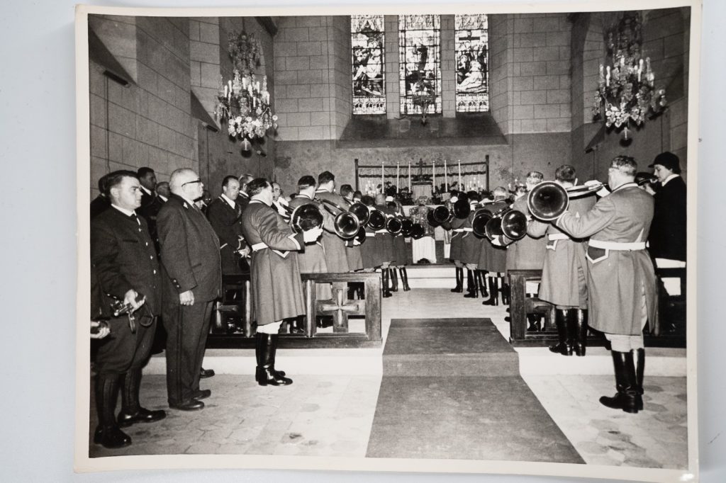 PHOTO Argentique France chasse à courre vénerie cheval 18X24cm 1960