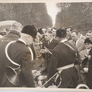PHOTO Argentique	France	chasse à courre vénerie cheval	18X24cm	1960