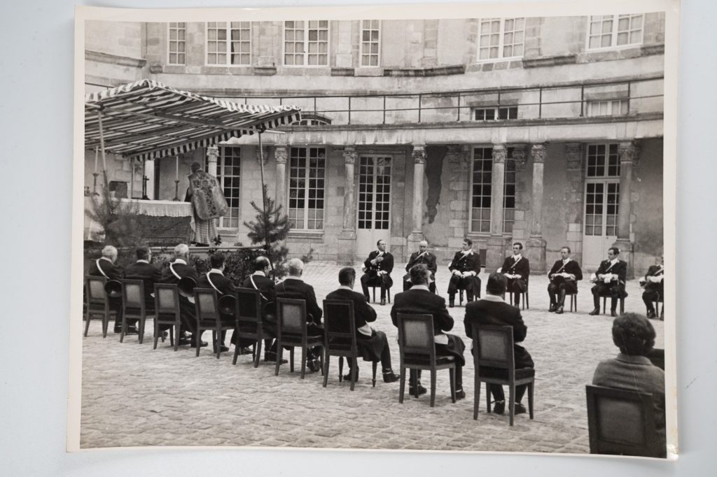 PHOTO Argentique France chasse à courre vénerie cheval 18X24cm 1960