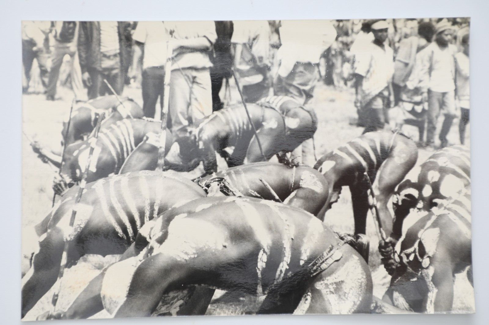 Photo argentique noir et blanc année 80 afrique 13X18CM