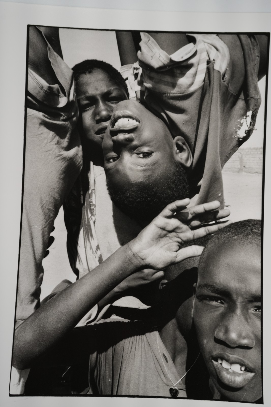 PHOTO Argentique Afrique Enfant reportage en Afrique 18X24cm 1990 Olivier Culman