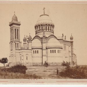 Photo albumine FORMAT  11X16,5cm 1870 ALGER NOTRE DAME D AFRIQUE