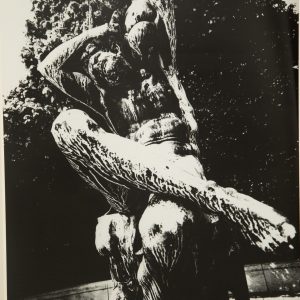 TIRAGE PHOTO argentique papier mate amateur 1980--30X40cm STATUE