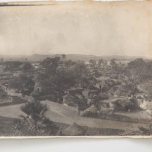 PHOTO CONGO FORMAT 9x12 CIRCA 1900 PAYSAGE VILLAGE
