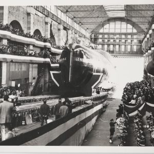 PHOTO de presse militaire 1967 armée Fançaise Le Redoutable sous-marin 13X18cm