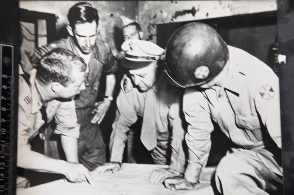 TIRAGE PHOTO argentique 1950 PHOTO DE PRESSE MILITAIRE GUERRE DE COREE 21X25cm