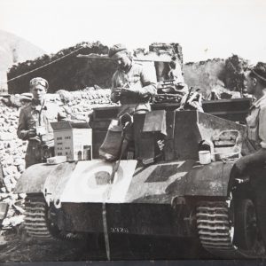 TIRAGE PHOTO	argentique 1950 PHOTO DE PRESSE MILITAIRE GUERRE DE COREE 21X25cm