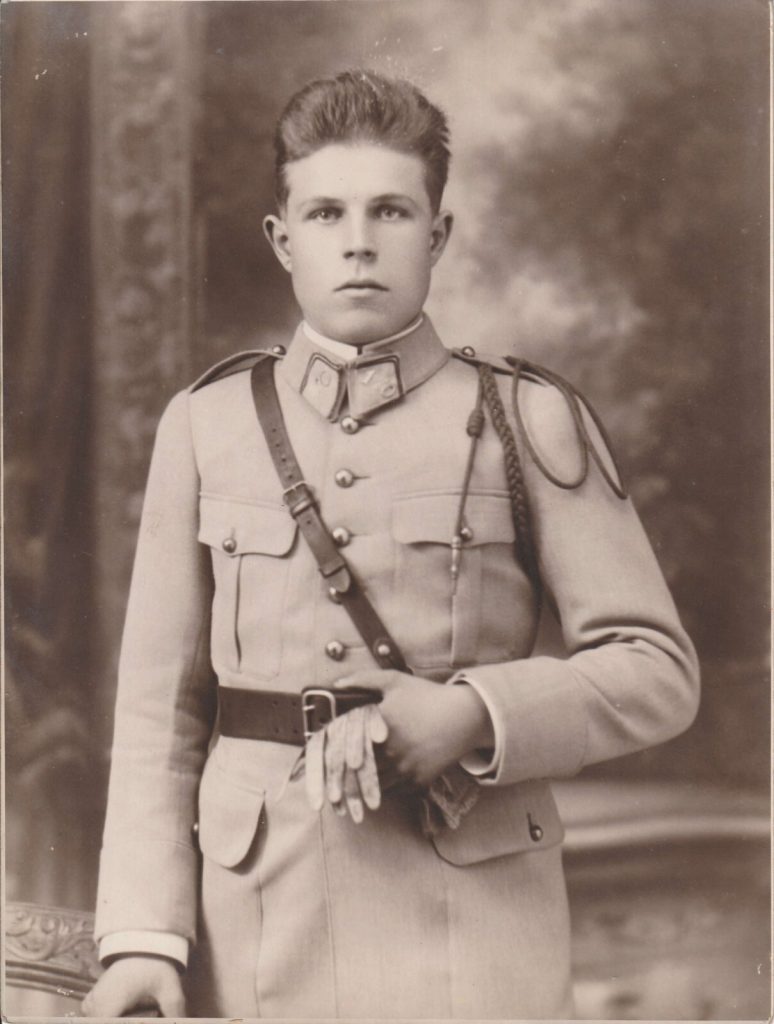 TIRAGE PHOTO argentique 1910 JEUNE MILITAIRE Lesaffre, Emile 18X24CM