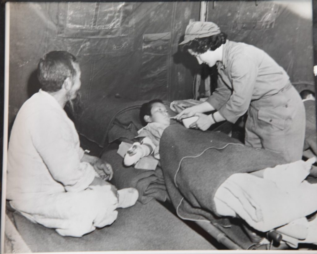 TIRAGE PHOTO argentique 1950 PHOTO DE PRESSE MILITAIRE GUERRE DE COREE 21X25cm