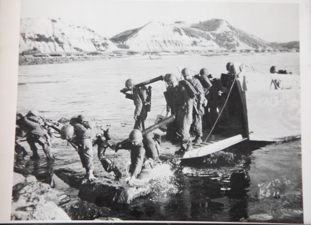 TIRAGE PHOTO	argentique 1950 PHOTO DE PRESSE MILITAIRE GUERRE DE COREE 21X25cm