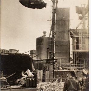 TIRAGE PHOTO	ARGENTIQUE	DE PRESSE MILITARIA 1941 12X18cm BOMBE à LONDRES