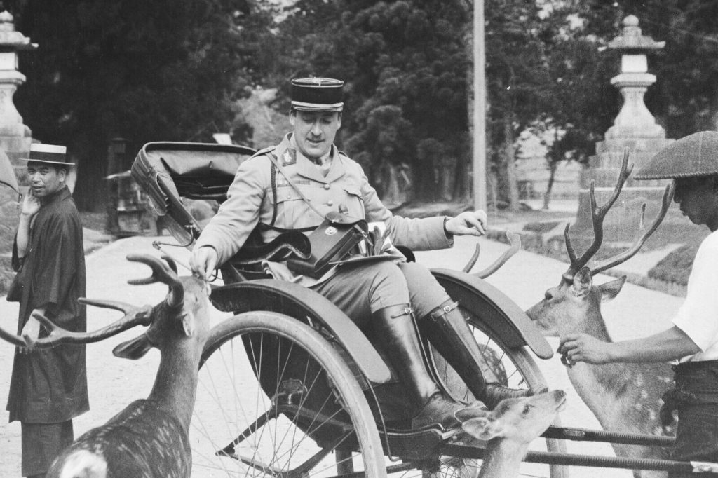 grande photo noir blanc argentique baryte 1920 MILITAIRE INDOCHINE 26X40cm
