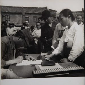TIRAGE PHOTO	argentique 1950 PHOTO DE PRESSE MILITAIRE GUERRE DE COREE 21X25cm