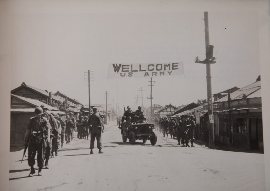 TIRAGE PHOTO	argentique 1950 PHOTO DE PRESSE MILITAIRE GUERRE DE COREE 21X25cm