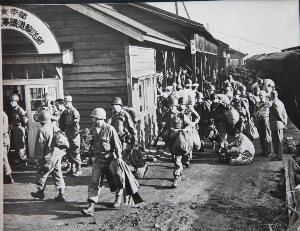 TIRAGE PHOTO	argentique 1950 PHOTO DE PRESSE MILITAIRE GUERRE DE COREE 21X25cm