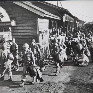 TIRAGE PHOTO	argentique 1950 PHOTO DE PRESSE MILITAIRE GUERRE DE COREE 21X25cm