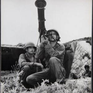 TIRAGE PHOTO	argentique 1950 PHOTO DE PRESSE MILITAIRE GUERRE DE COREE 21X25cm