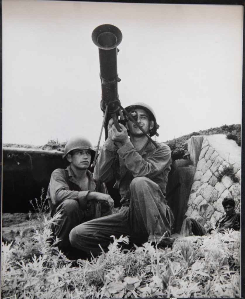 TIRAGE PHOTO argentique 1950 PHOTO DE PRESSE MILITAIRE GUERRE DE COREE 21X25cm
