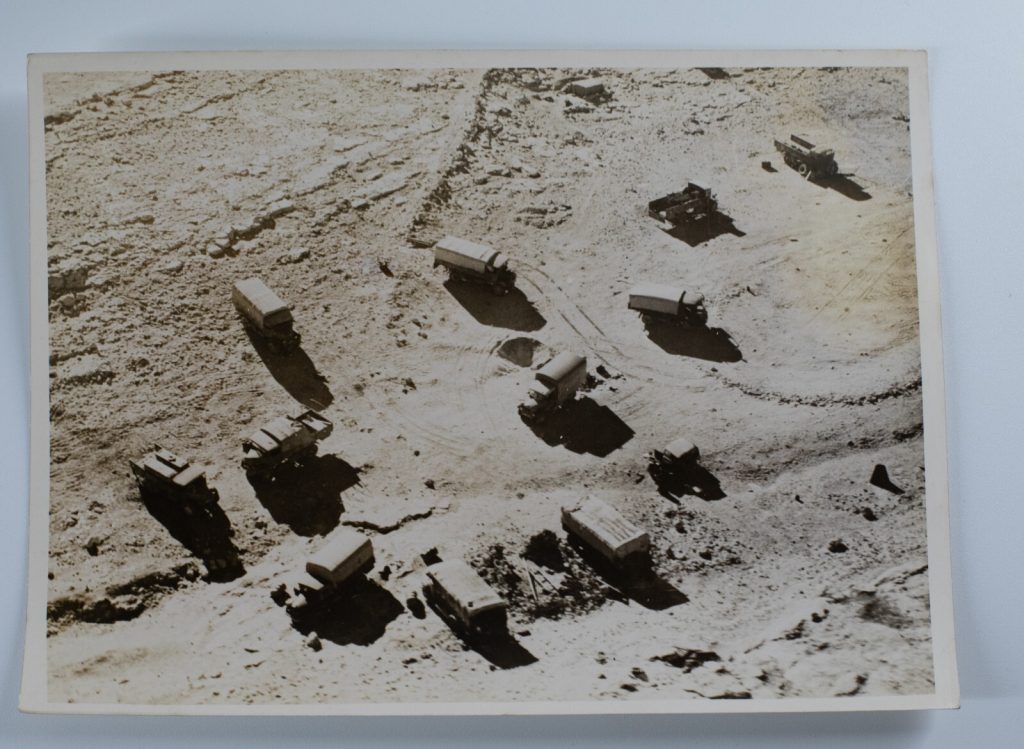 PHOTO de presse militaire 1945 armée britannique en Libye 15X2Ocm