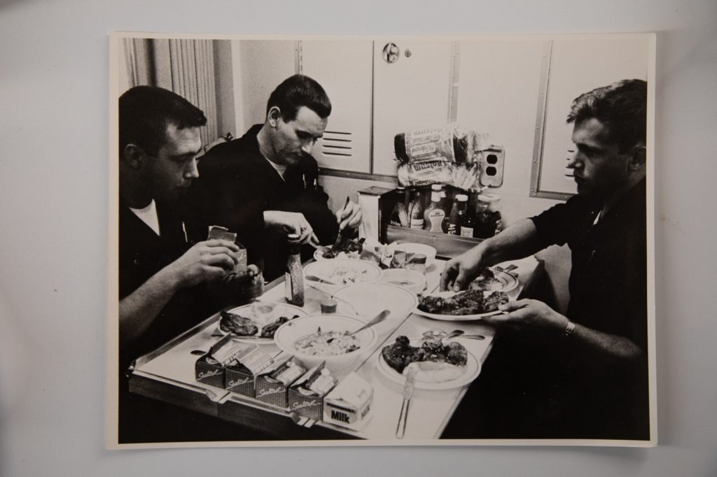 PHOTO ARGENTIQUE USIS 1960 SOUS MARIN MILITAIRE AMERICAIN LE LAFAYETTE 18X24cm