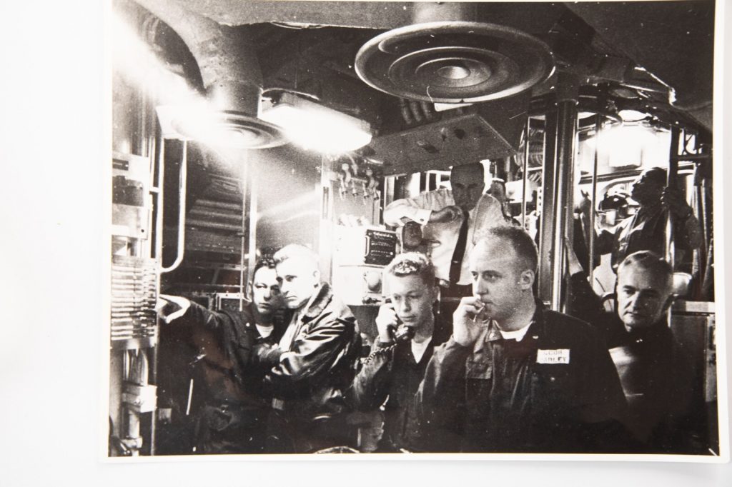 PHOTO ARGENTIQUE USIS 1960 SOUS MARIN MILITAIRE AMERICAIN 18X24cm