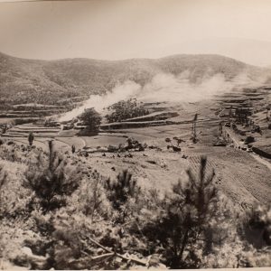 TIRAGE PHOTO ARGENTIQUE, 1960 PHOTO DE PRESSE MILITAIRE GUERRE DE COREE 21X25cm