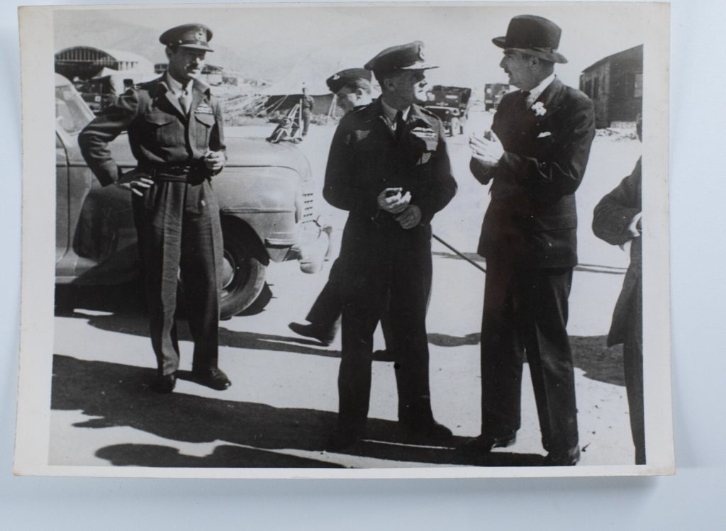 PHOTO de presse militaire 1945 armée britannique en Libye 15X2Ocm